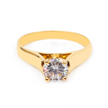 Anillo De Compromiso V14-Oro 18K