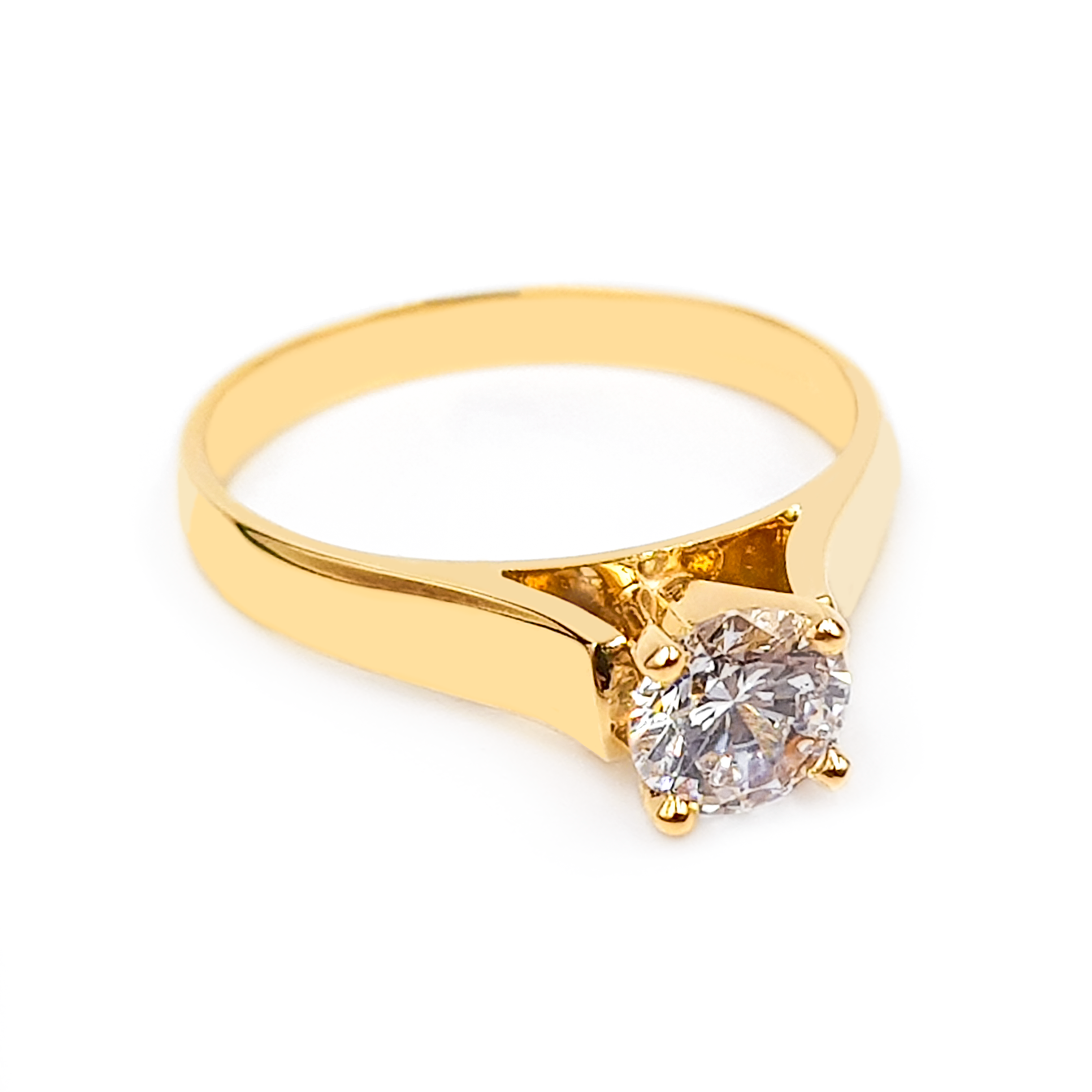 Anillo De Compromiso V14-Oro 18K