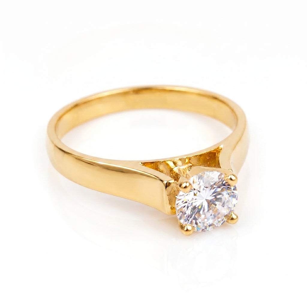 Anillo De Compromiso V14 - Oro 18K
