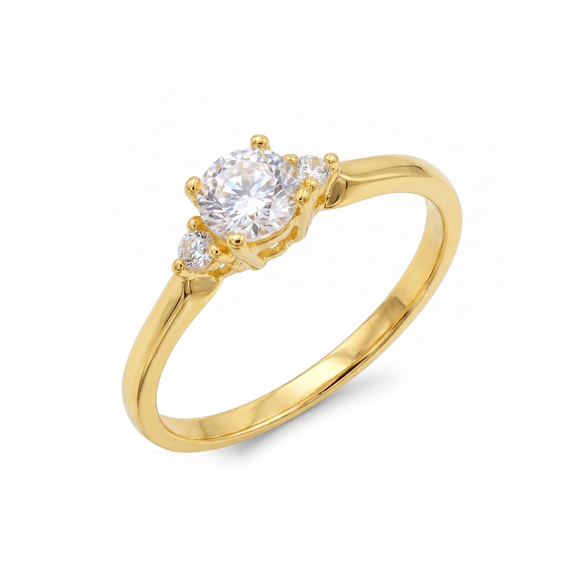 Anillo De Compromiso V15-Oro 18K