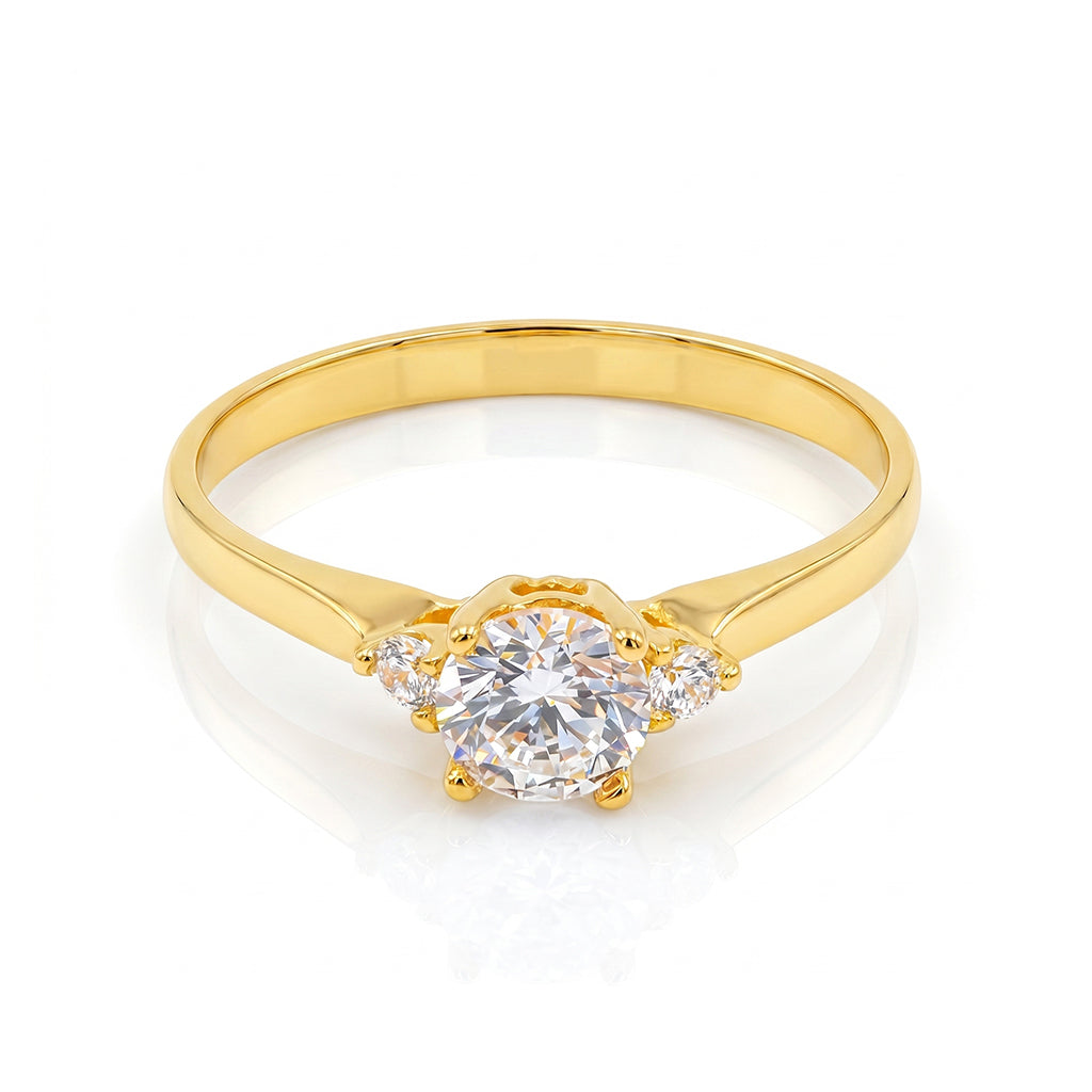 Anillo De Compromiso V15-Oro 18K