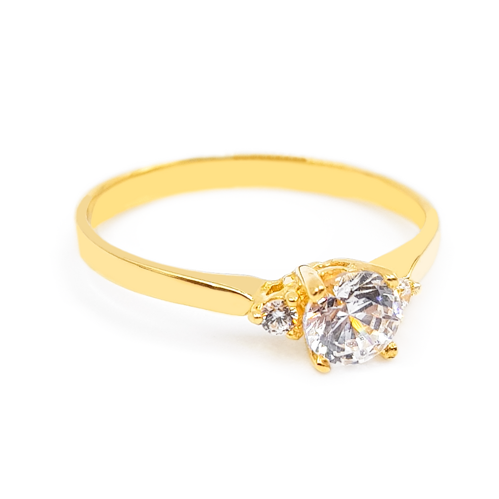 Anillo De Compromiso V15-Oro 18K