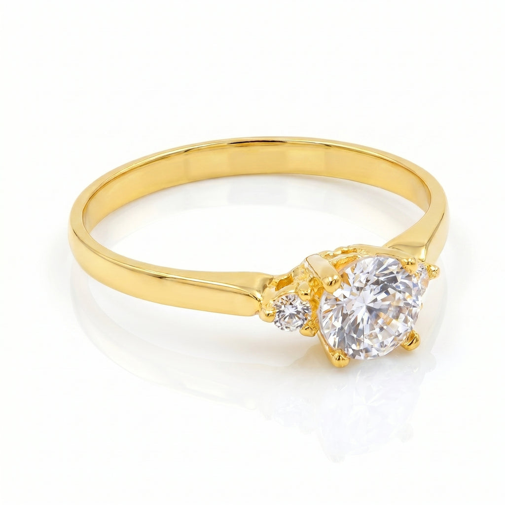 Anillo De Compromiso V15-Oro 18K
