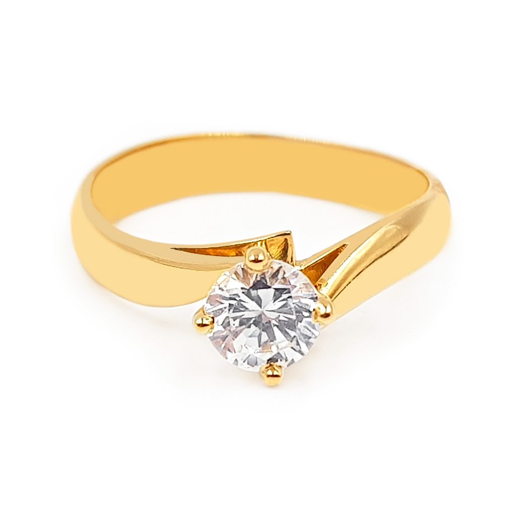 Anillo De Compromiso V16-Oro 18K