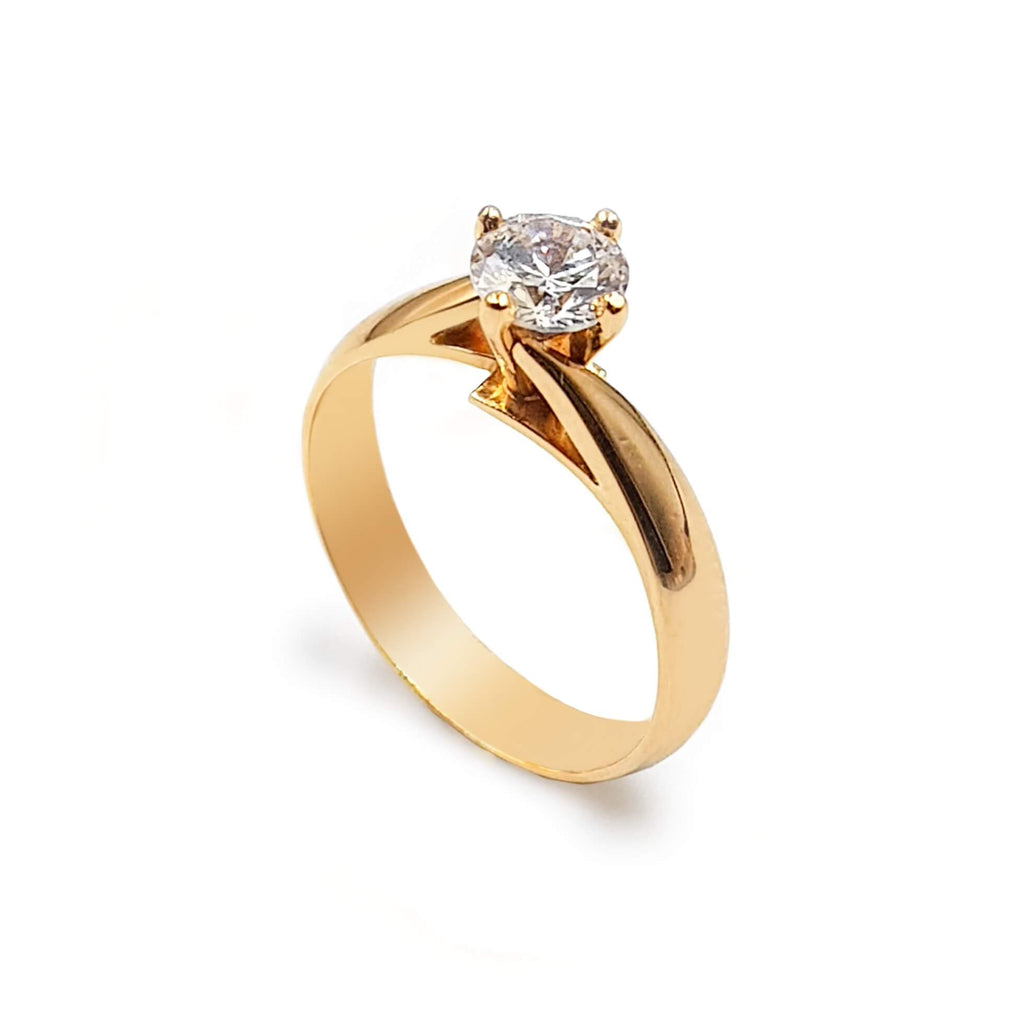 Anillo De Compromiso V16-Oro 18K