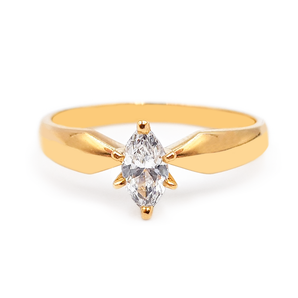 Anillo De Compromiso V17-Oro 18K