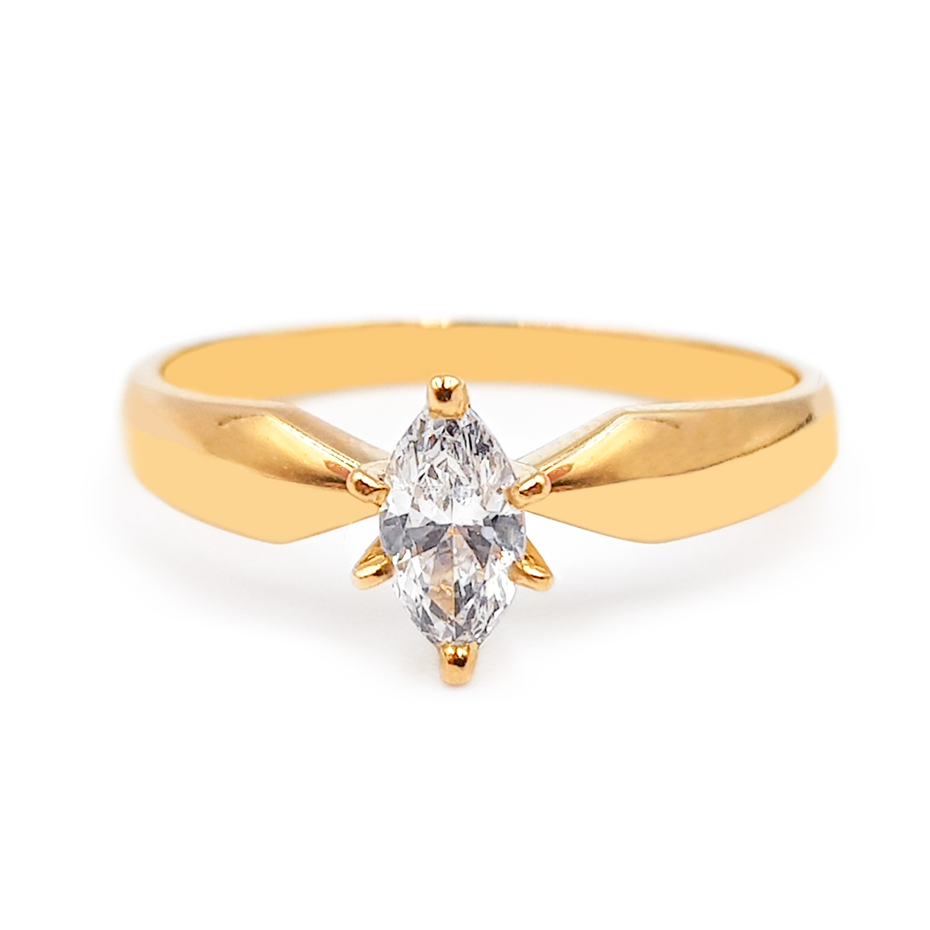 Anillo De Compromiso V17-Oro 18K