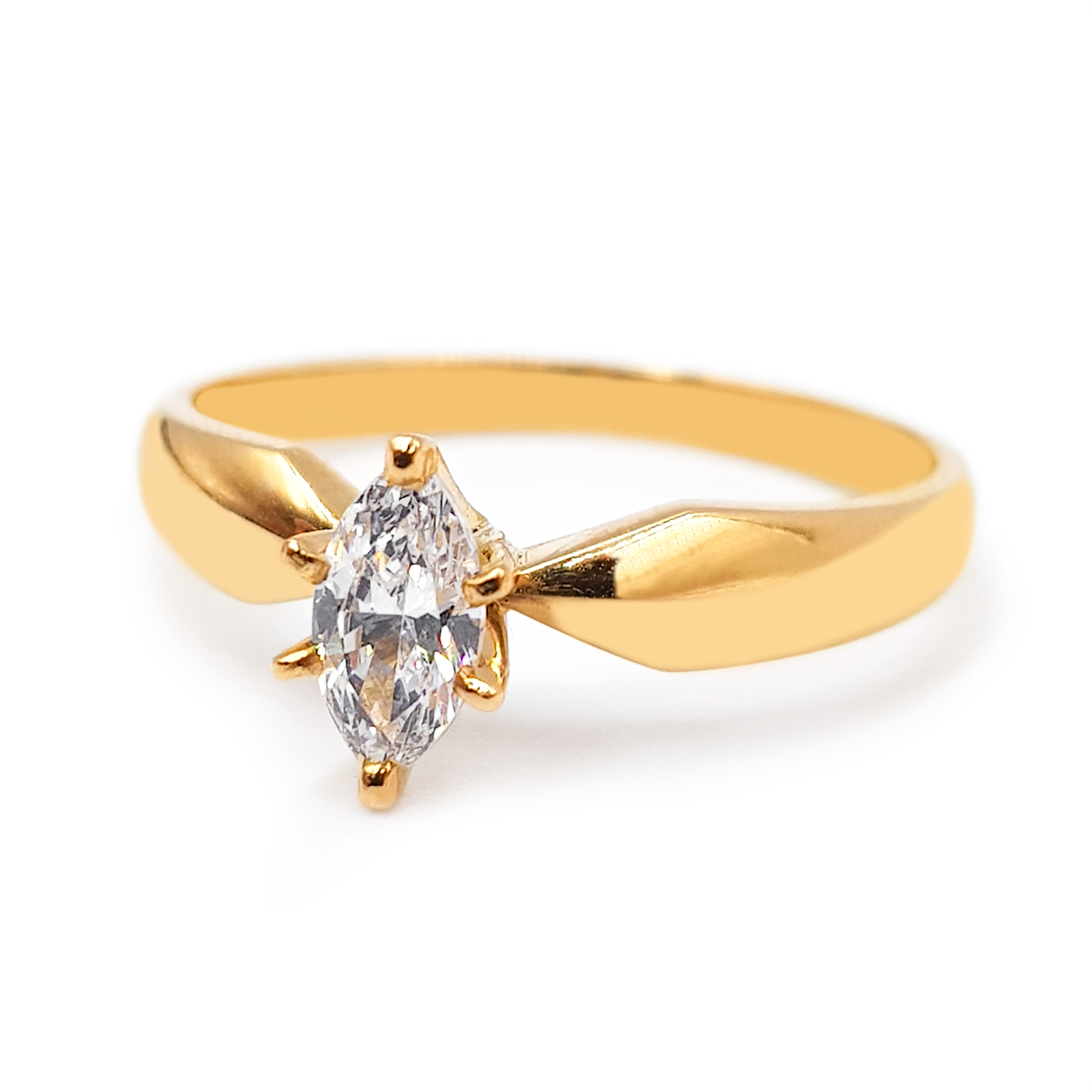 Anillo De Compromiso V17-Oro 18K