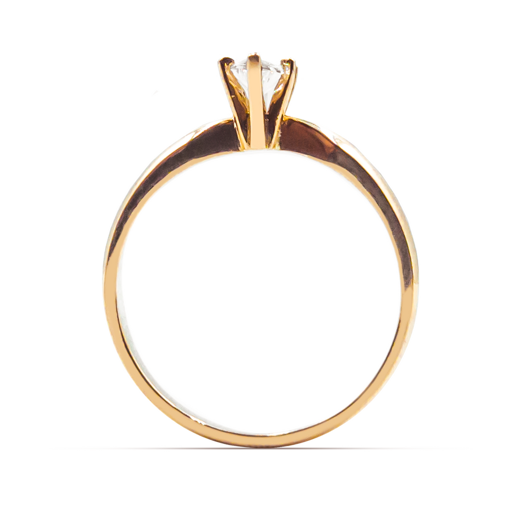 Anillo De Compromiso V17-Oro 18K