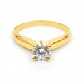 Anillo De Compromiso V2  Oro 18k