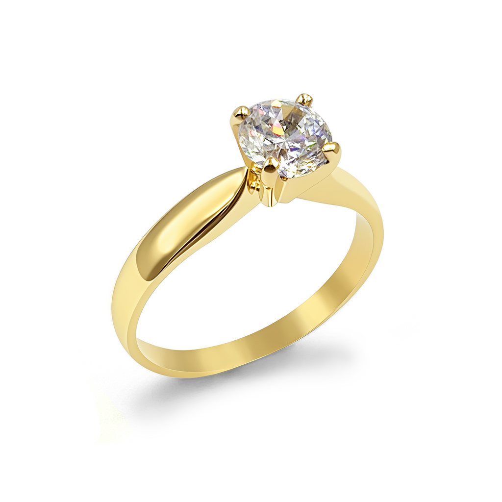 Anillo De Compromiso V19  Oro 18k