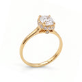 Anillo De Compromiso V20  Oro 18K