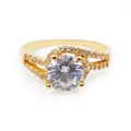 Anillo De Compromiso V20  Oro 18K