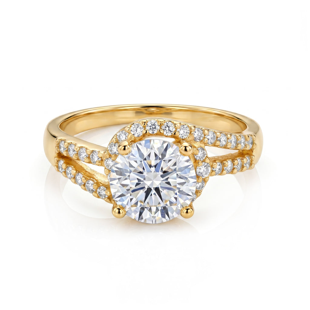 Anillo De Compromiso V21  Oro 18K