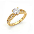Anillo De Compromiso V22  Oro 18K