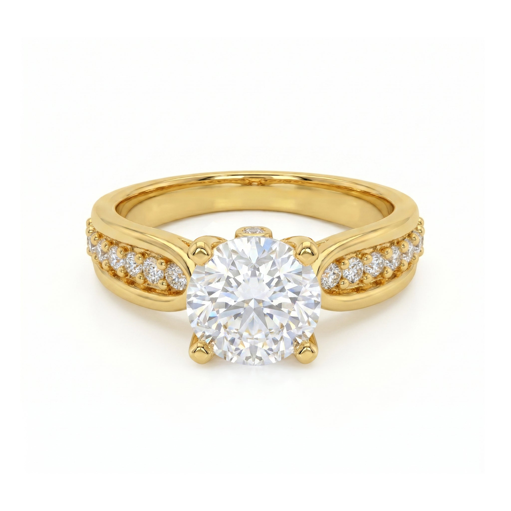 Anillo De Compromiso V22  Oro 18K