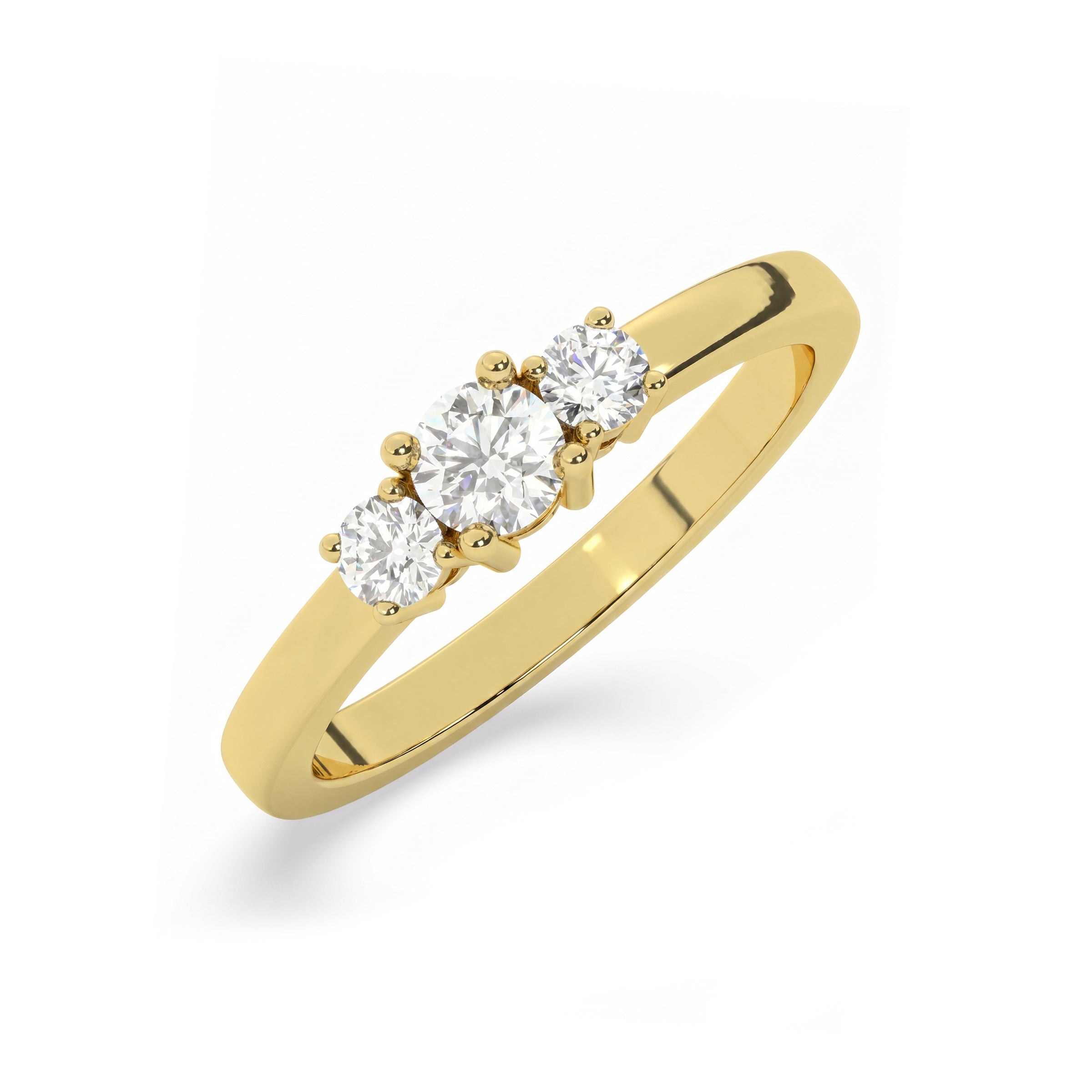 Anillo De Compromiso V23  Oro 18K