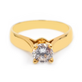 Anillo De Compromiso V24  Oro 18K