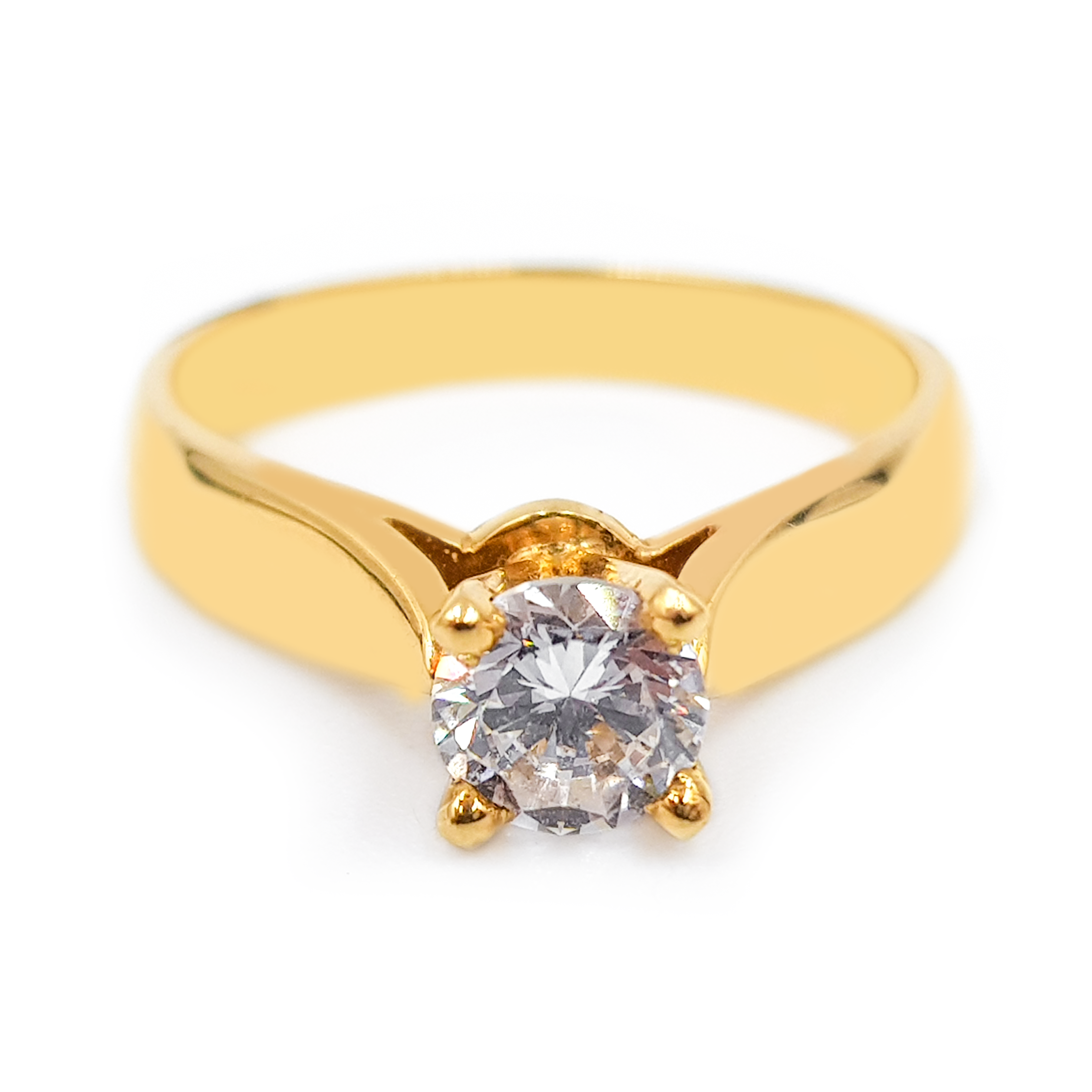 Anillo De Compromiso V24  Oro 18K
