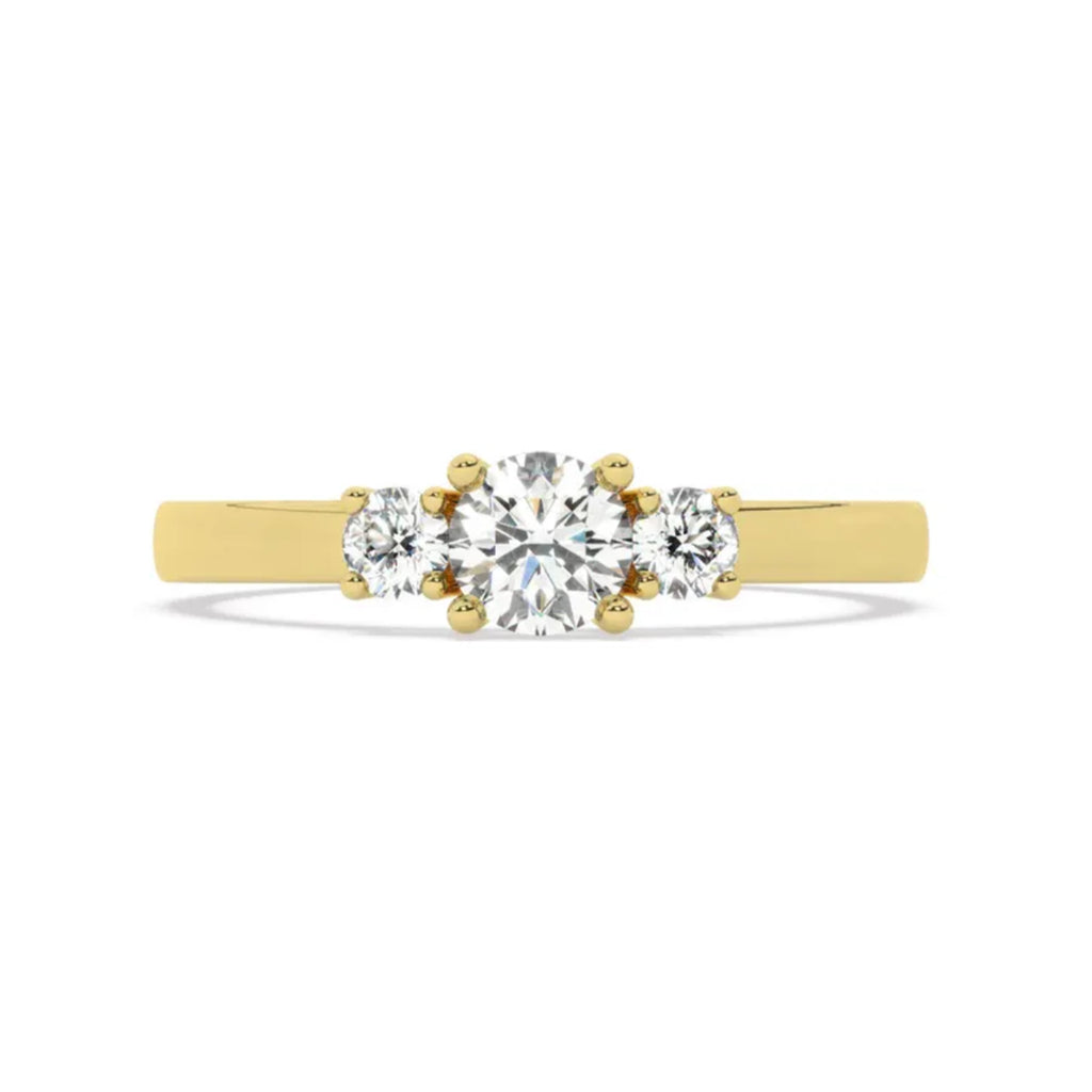 Anillo De Compromiso V23  Oro 18K