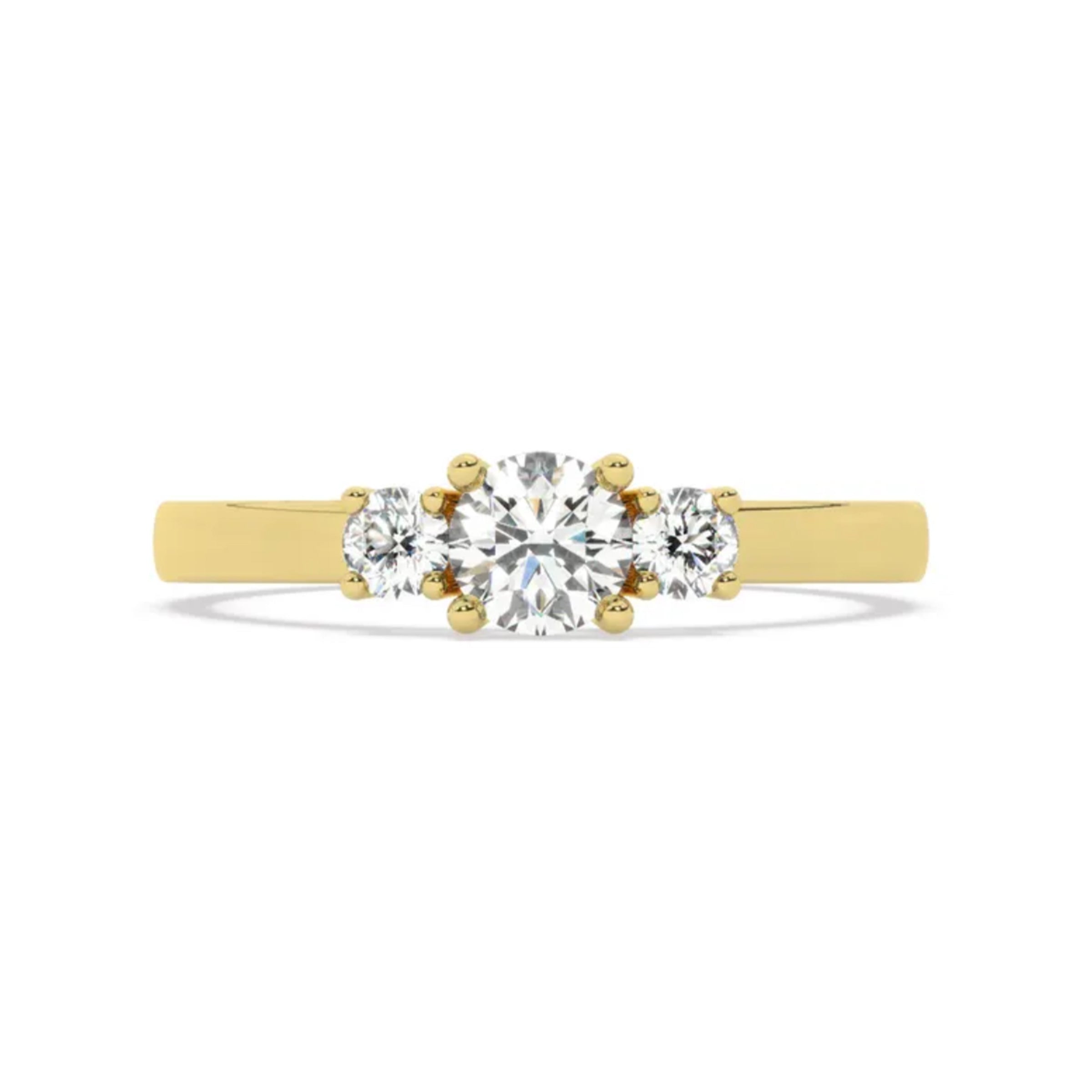 Anillo De Compromiso V23  Oro 18K