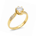 Anillo De Compromiso V24  Oro 18K
