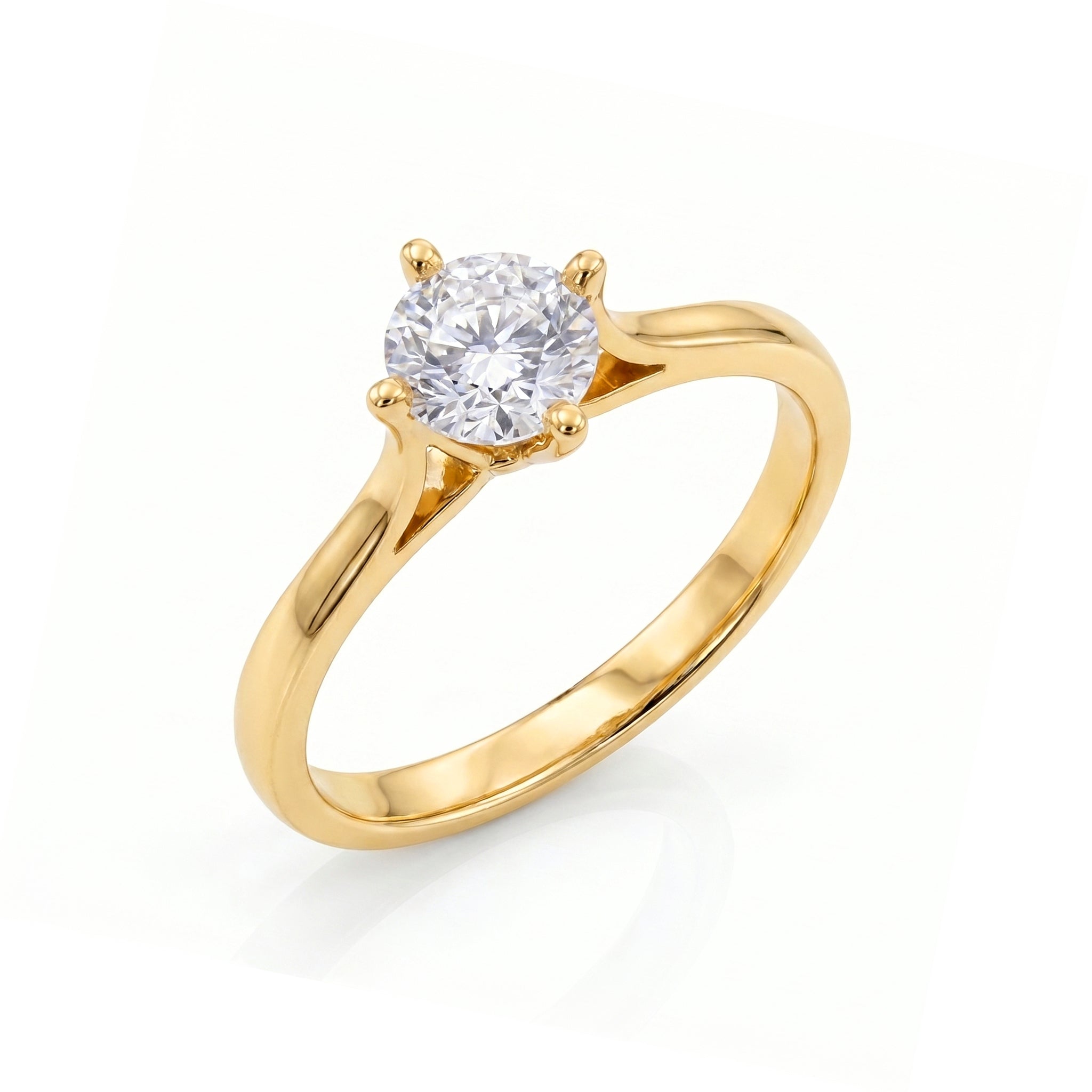 Anillo De Compromiso V26 - Oro 18K