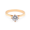 Anillo De Compromiso V23- Oro 18K