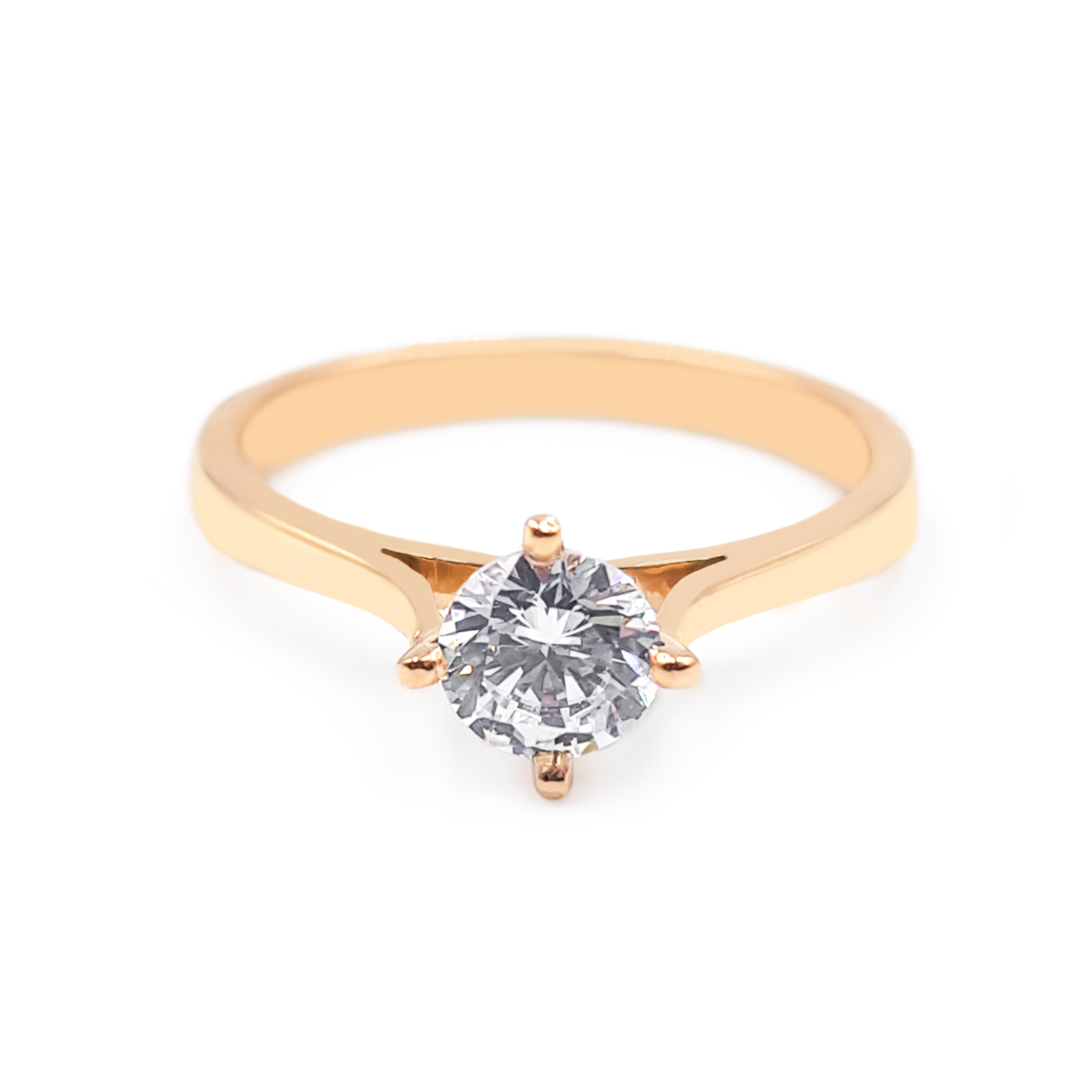 Anillo De Compromiso V23- Oro 18K