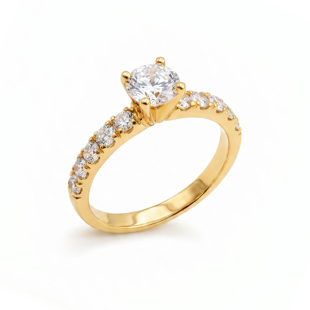 Anillo De Compromiso V30 - Oro 18k
