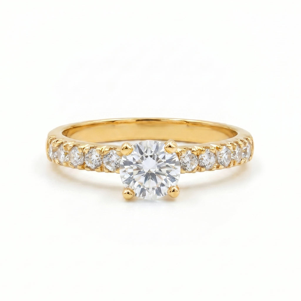 Anillo De Compromiso V30 - Oro 18k