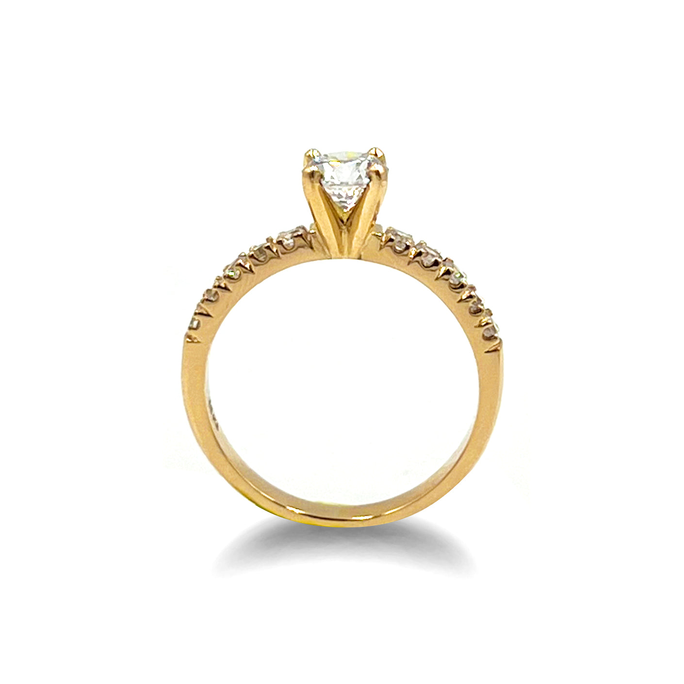Anillo De Compromiso V30  Oro 18k