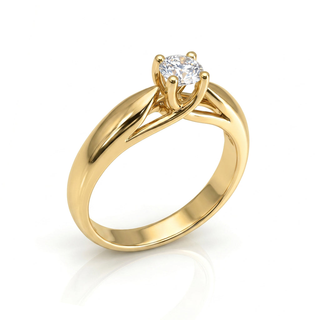 Anillo De Compromiso V31 - Oro 18k