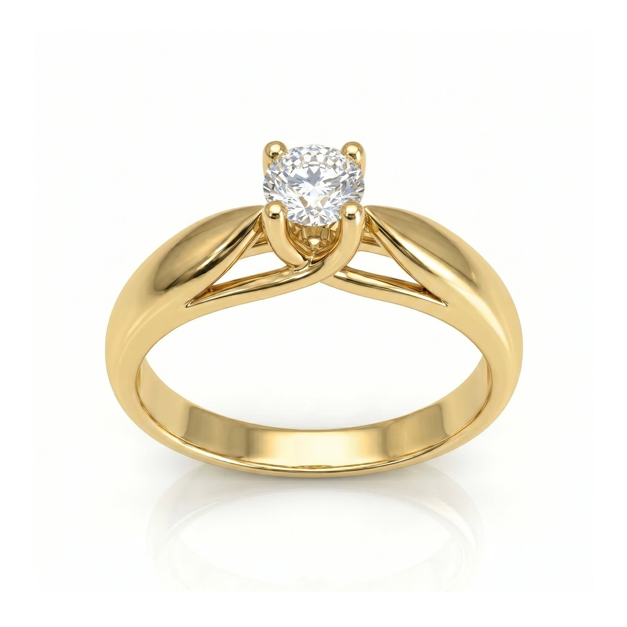 Anillo De Compromiso V31 - Oro 18k