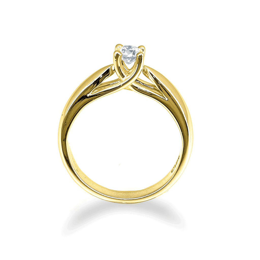Anillo De Compromiso Diamanti - Oro 18k