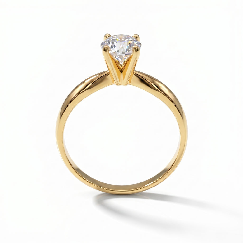 Anillo De Compromiso V32 - Oro 18K