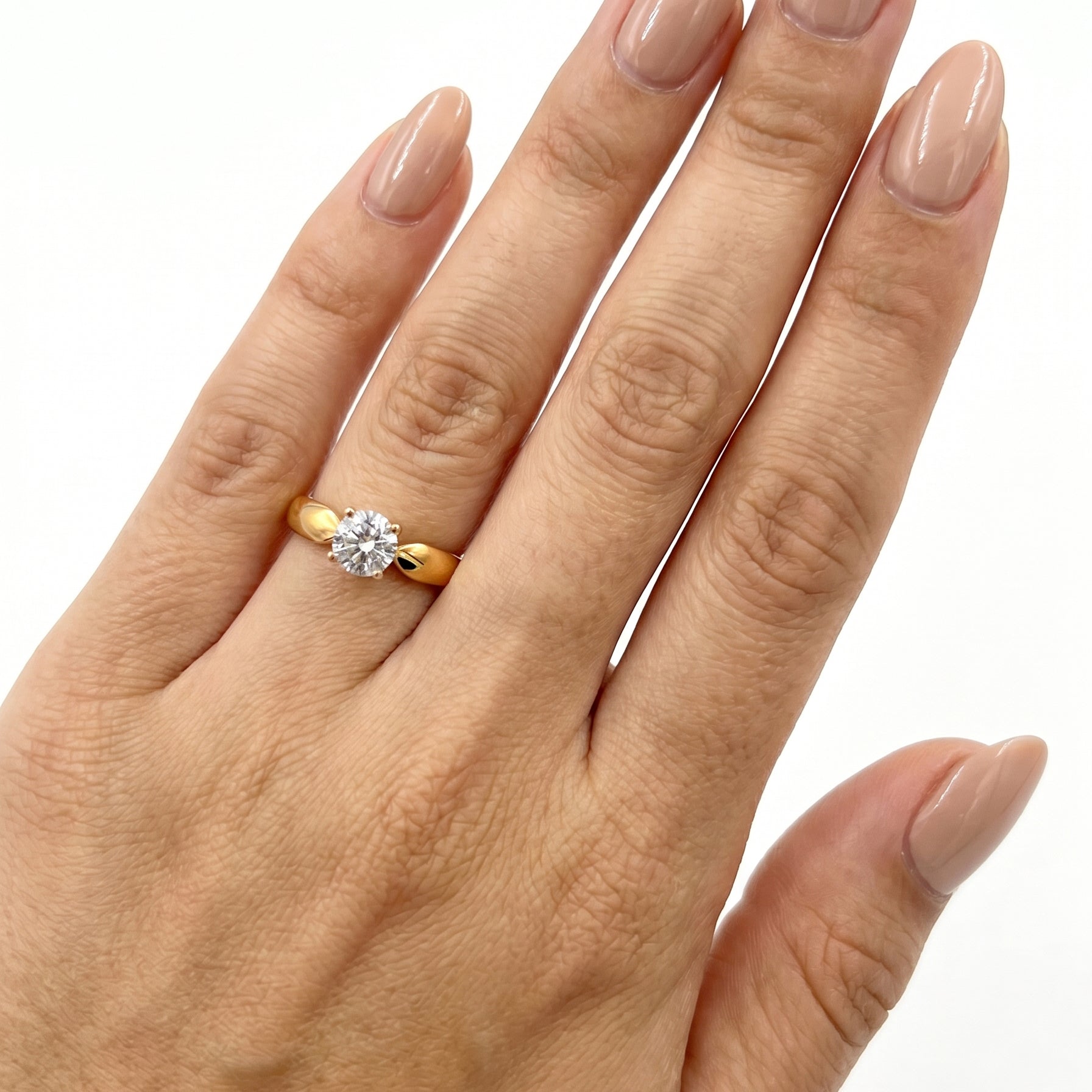 Anillo De Compromiso V32 - Oro 18K