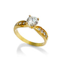 Anillo De Compromiso V43  Oro 18K