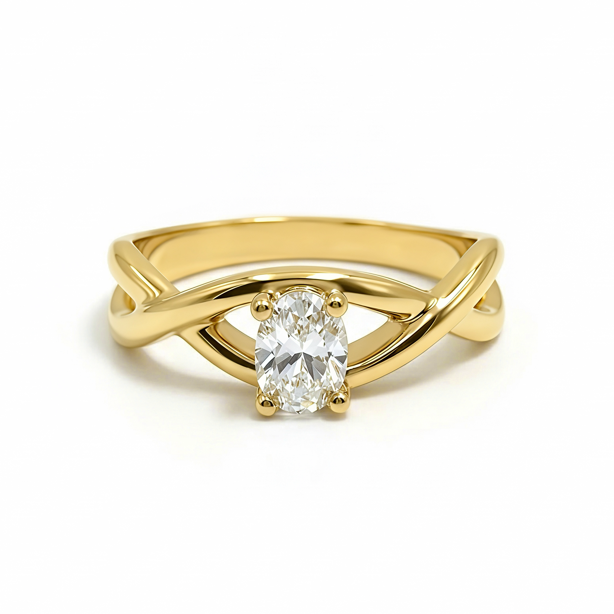 Anillo De Compromiso V44  Oro 18k
