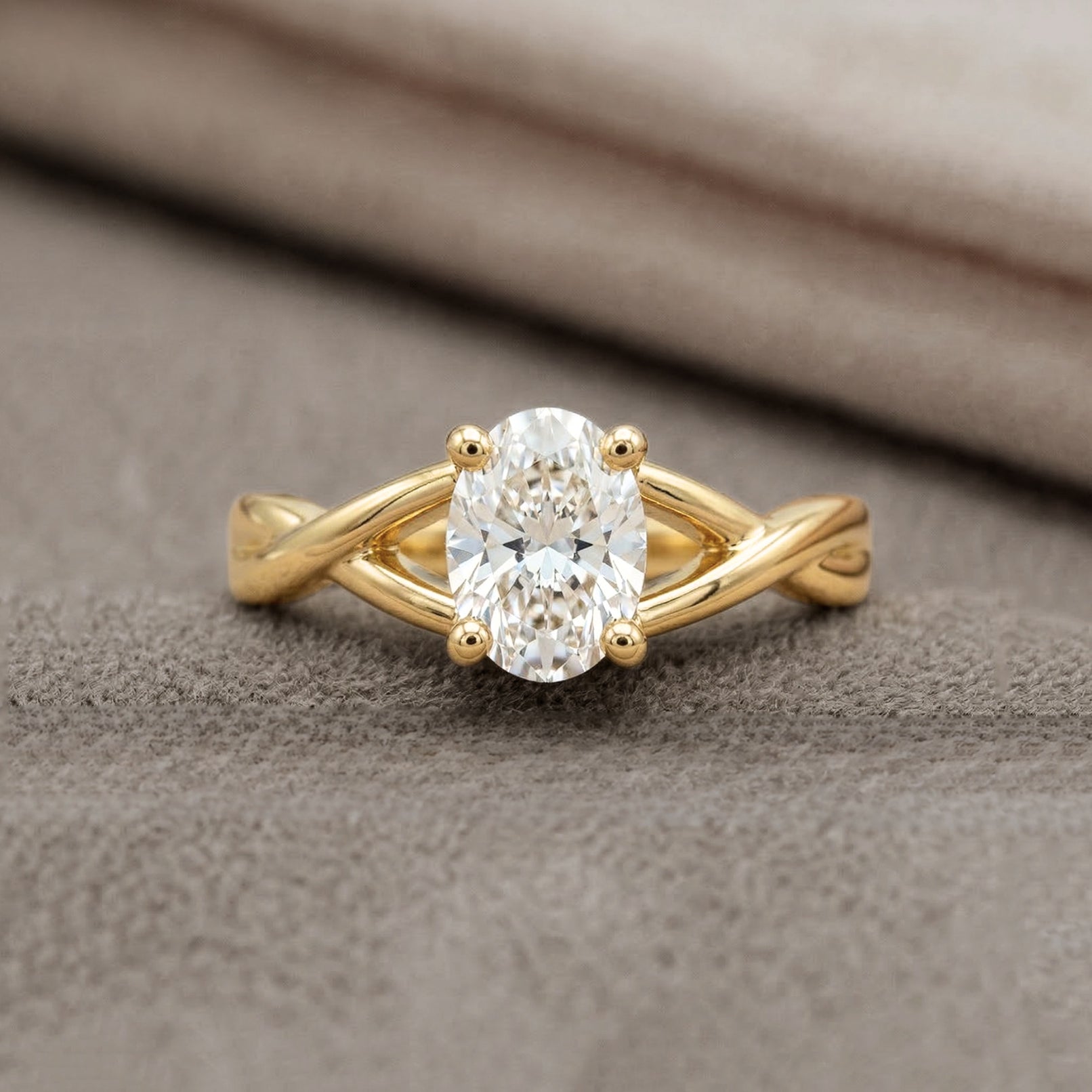 Anillo De Compromiso V44  Oro 18k