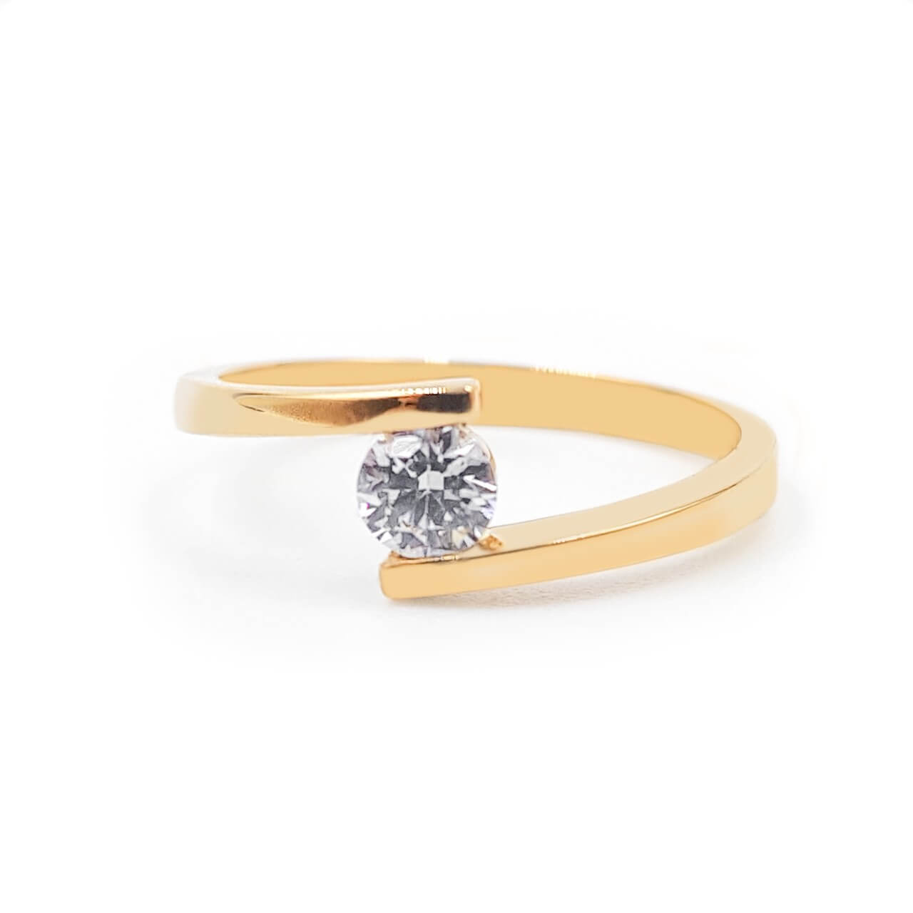 Anillo De Compromiso V28  Oro 18k