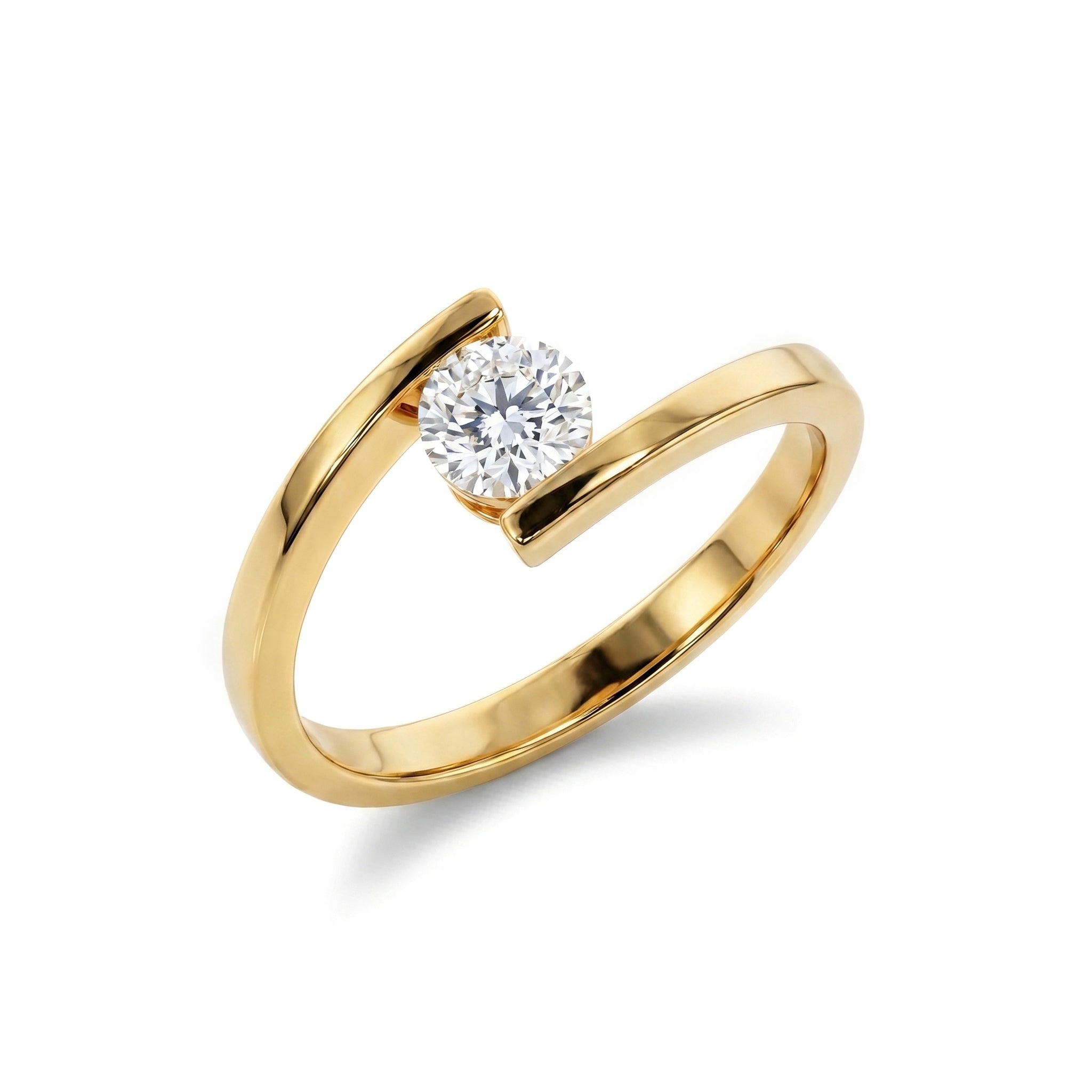 Anillo De Compromiso V36 - Oro 18k