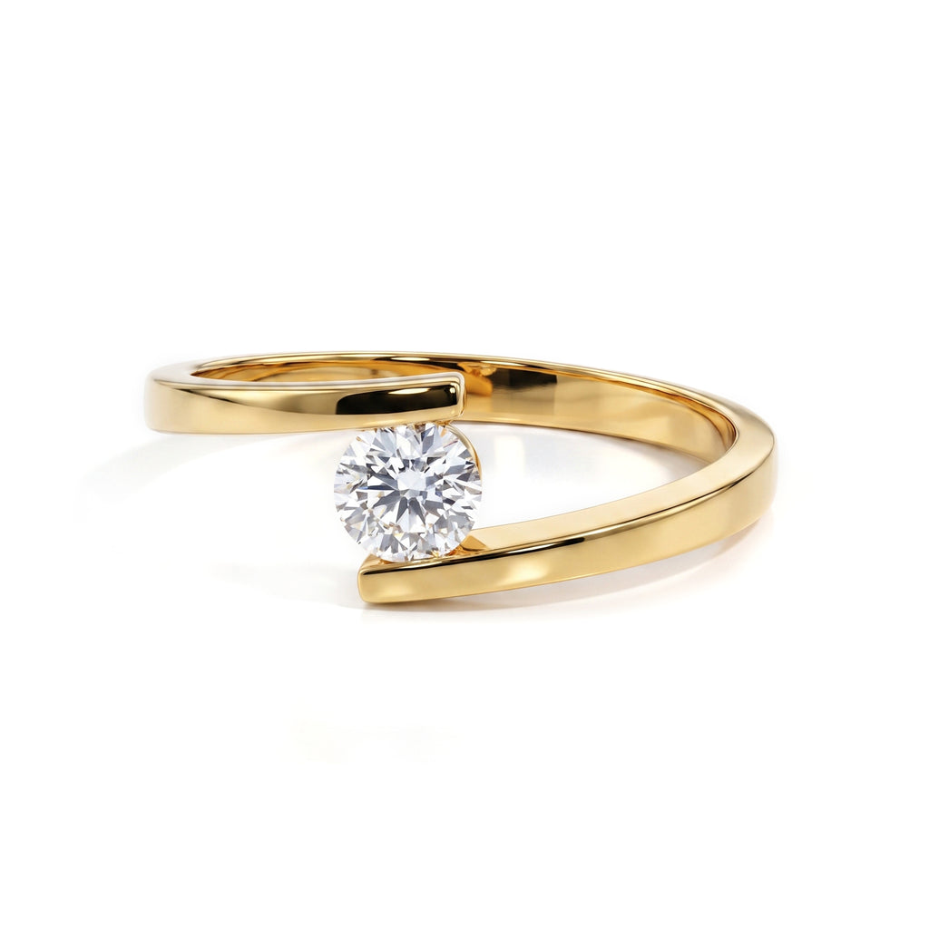 Anillo De Compromiso V36 - Oro 18k