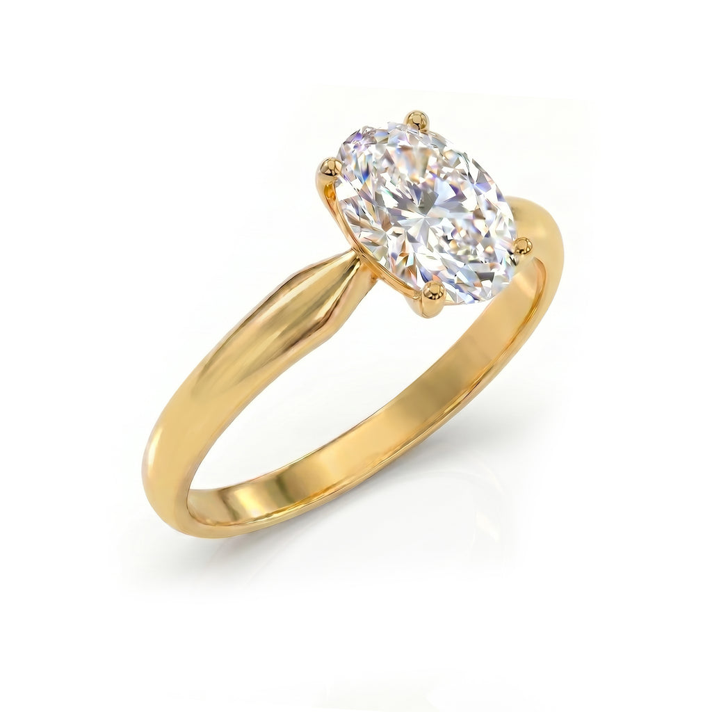 Anillo de Compromiso V37- Oro 18K