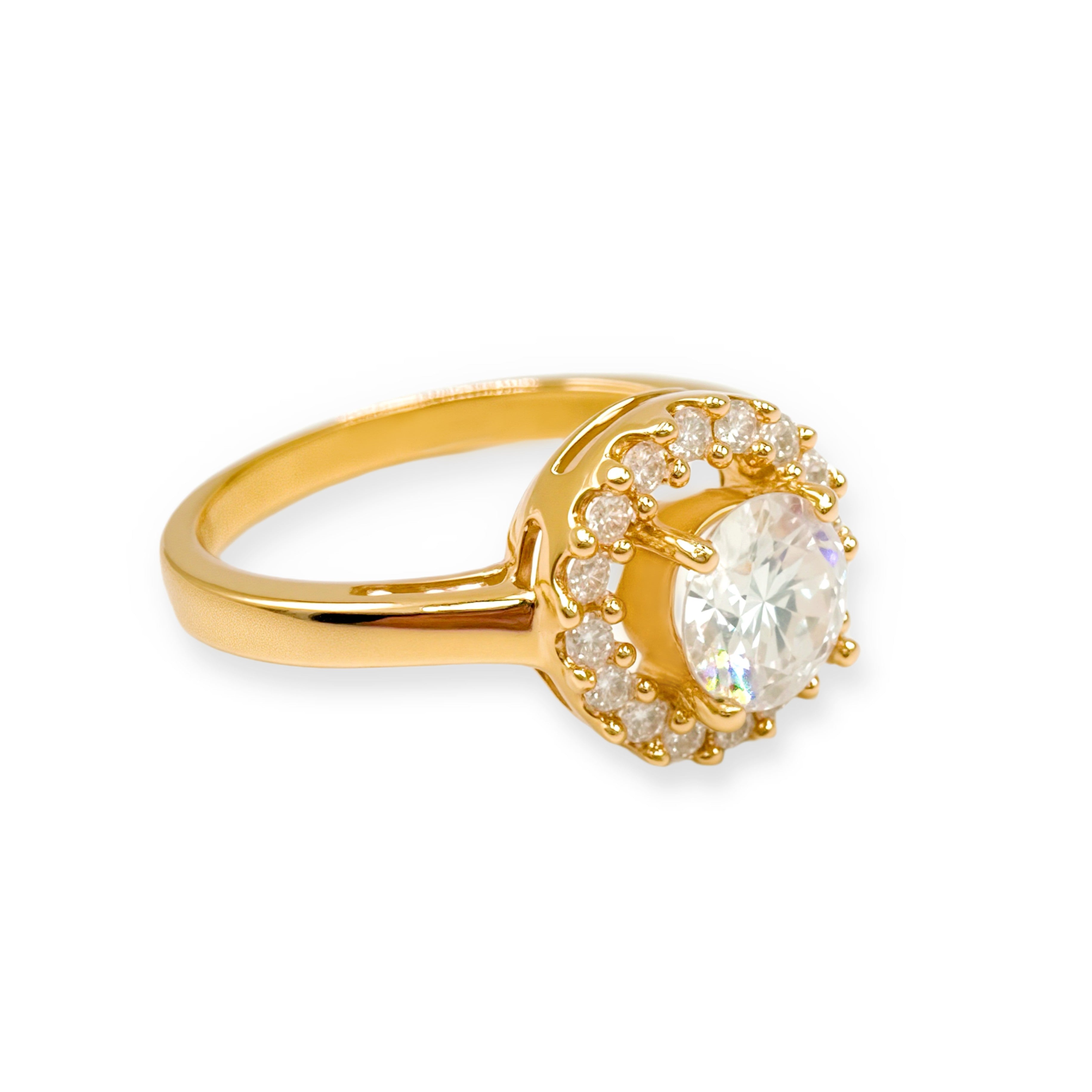 Anillo De Compromiso Diamanti - Oro Blanco 18k