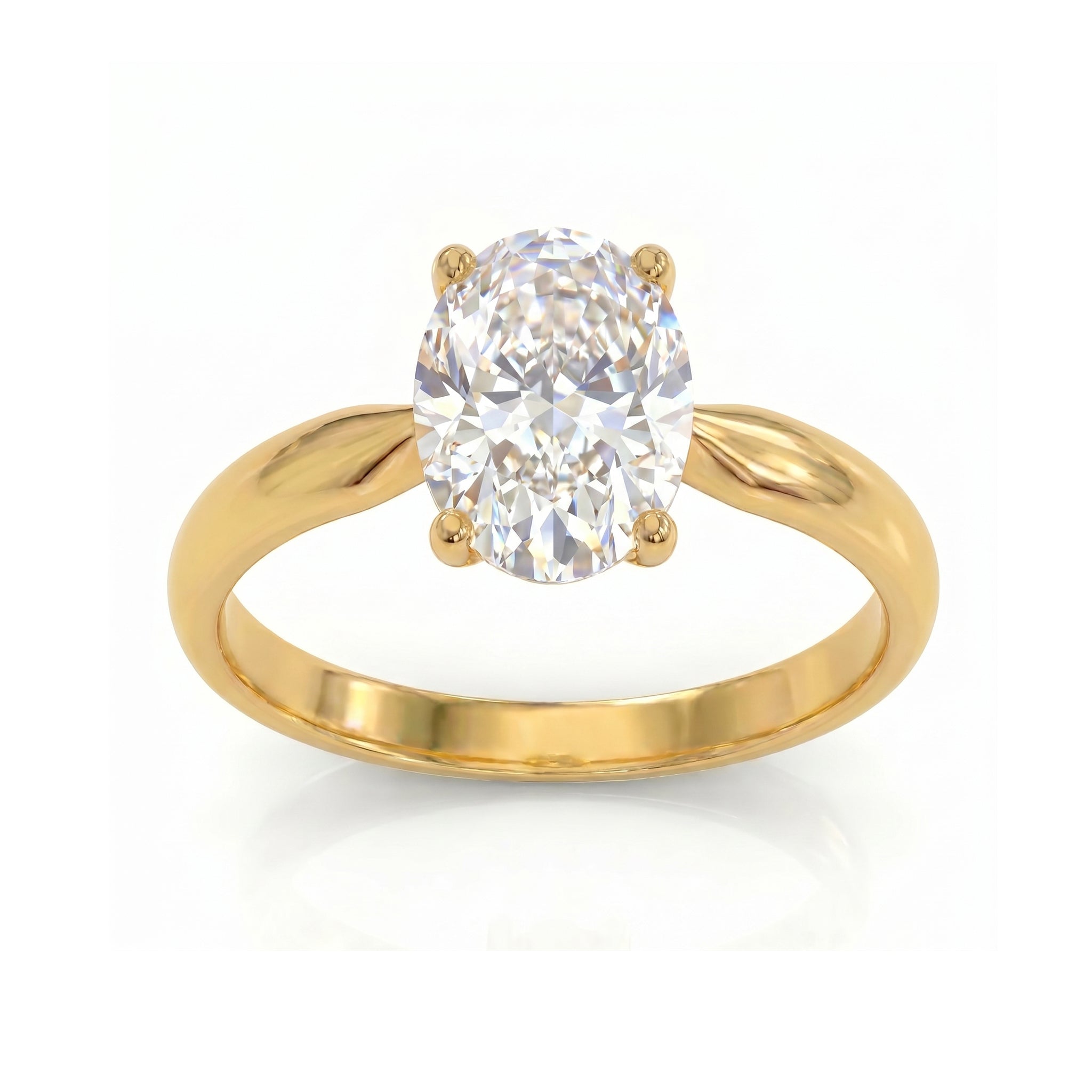 Anillo de Compromiso V37- Oro 18K