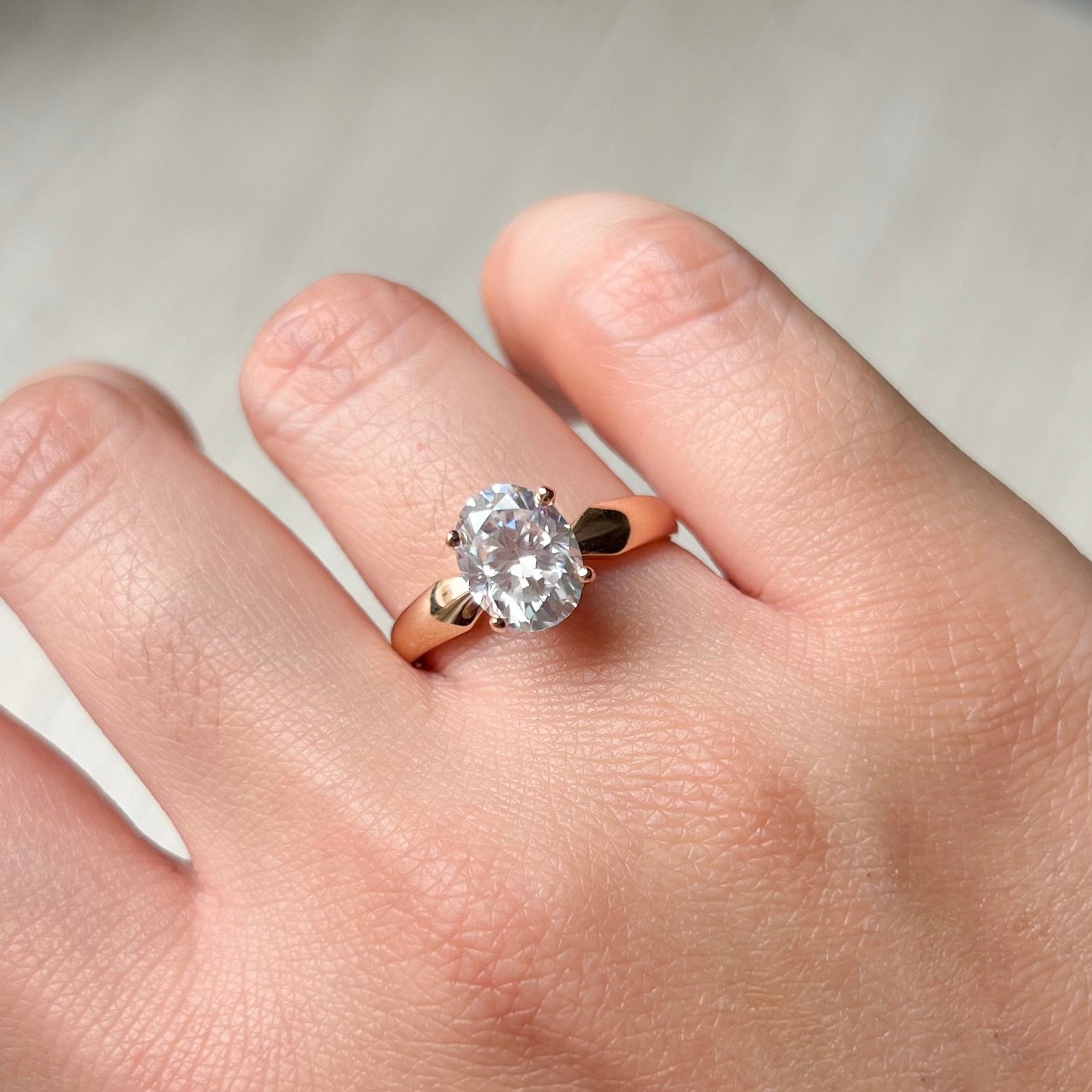 Anillo de Compromiso V45 - Oro 18K