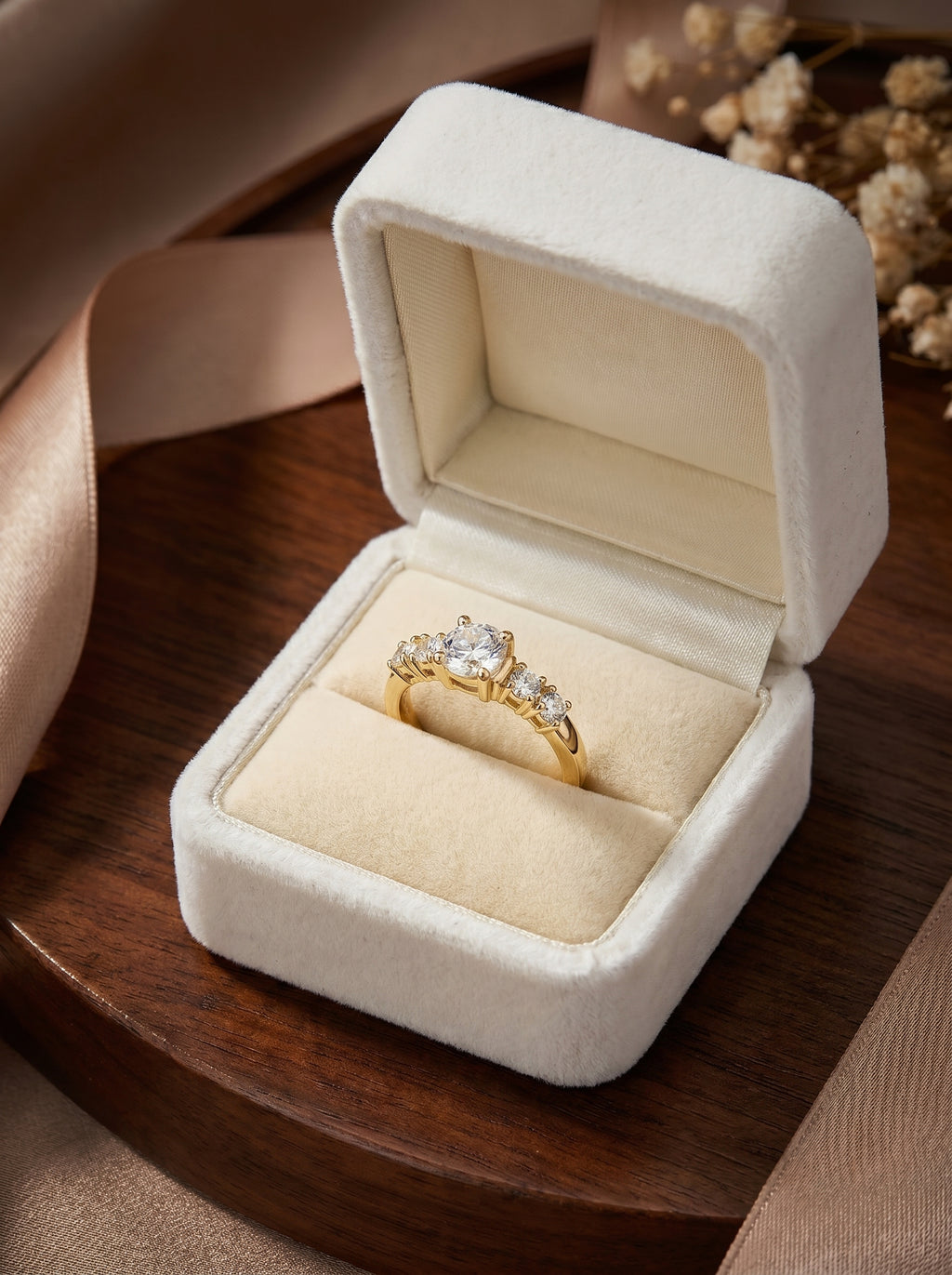 Anillo de Compromiso V39 - Oro 18K