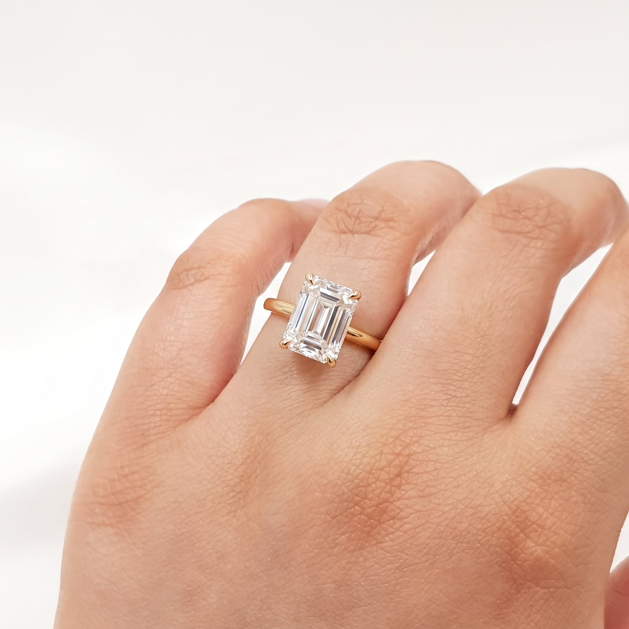 Anillo de Compromiso V40 - Oro 18K