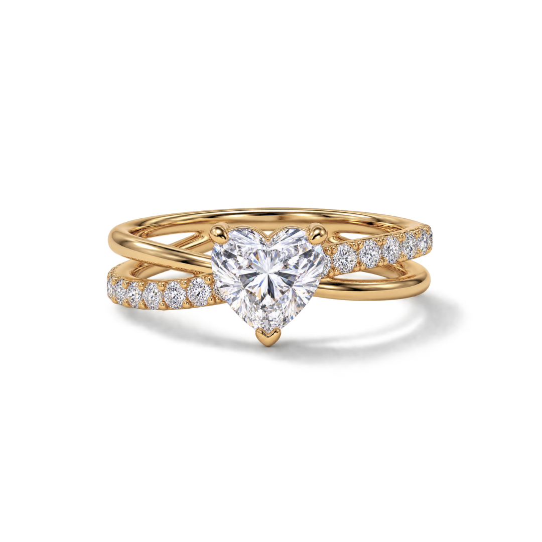 Anillo de Compromiso V41 - Oro 18K